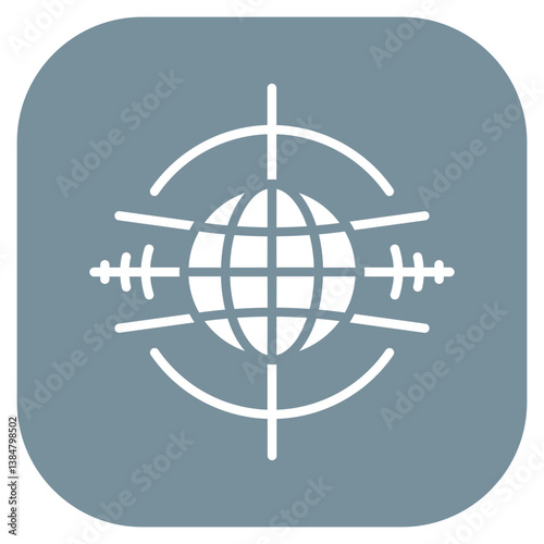 Gridlines Vector Icon