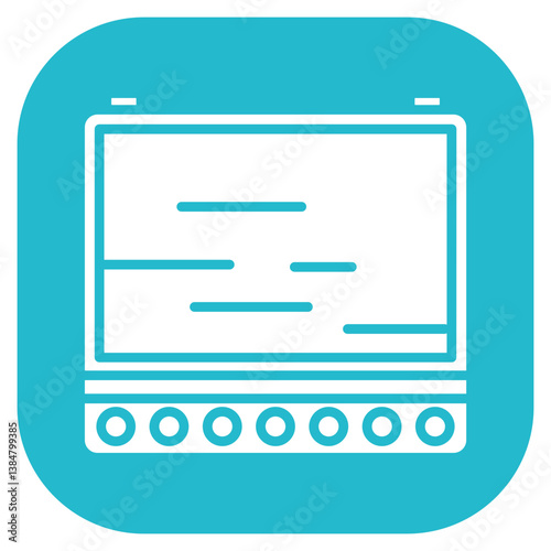 Green Screen Setup Vector Icon