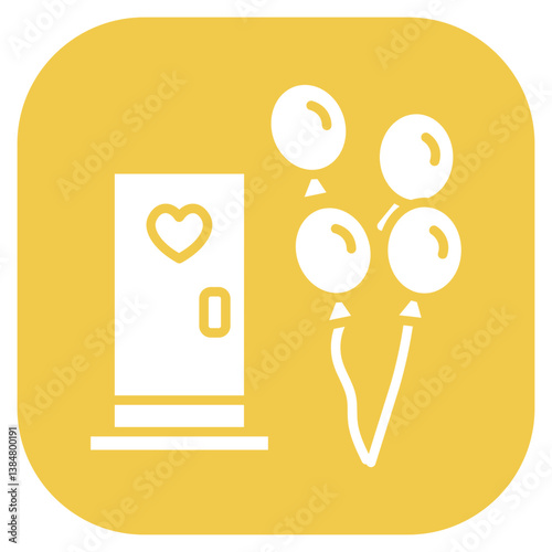 Balloon Shop Vector Icon