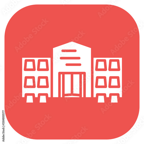 Outlet Mall Vector Icon
