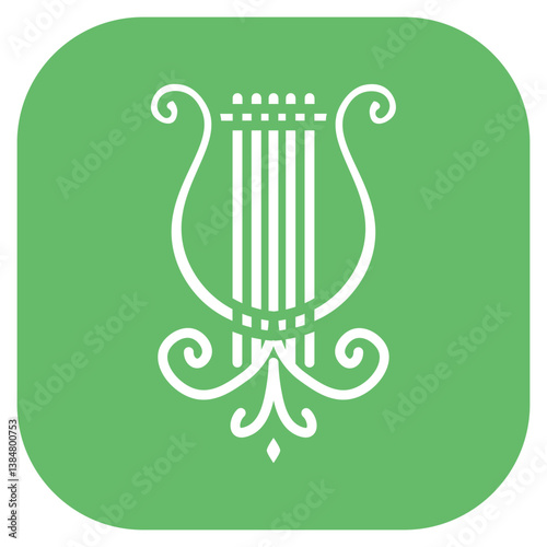 Lyre Vector Icon