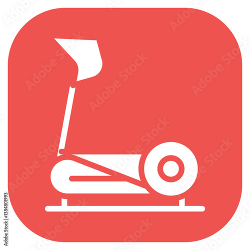 Elliptical Machine Vector Icon