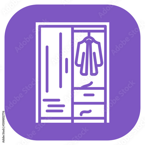 Organizing Closet Vector Icon