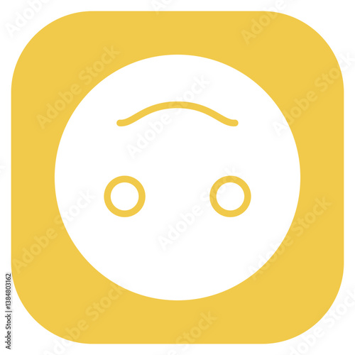 Upside Down Face Vector Icon