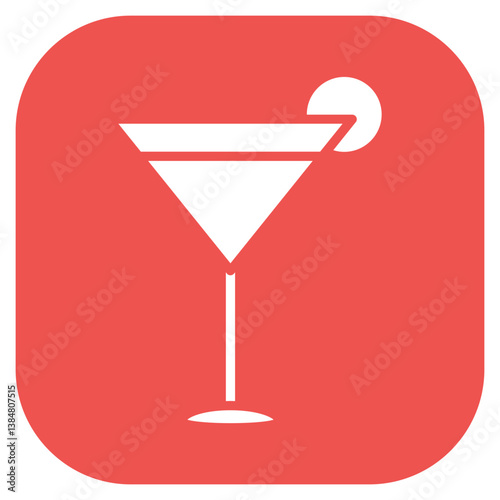 Cosmopolitan Vector Icon
