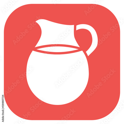 Lemonade Jug Vector Icon