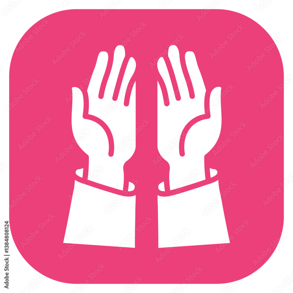 Fototapeta premium Muslim Dua Vector Icon
