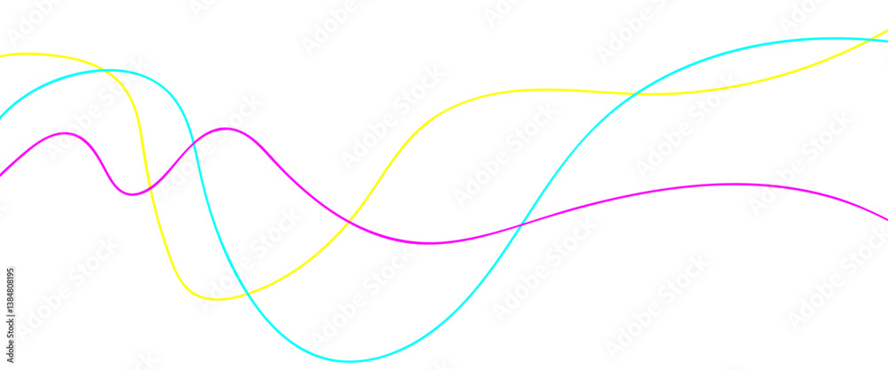 Abstract colorful wavy and curved lines background. Abstract colorful wavy and curved lines background.
