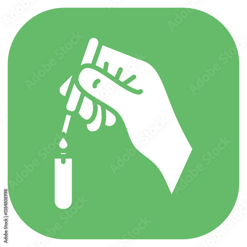 Swab Test Vector Icon