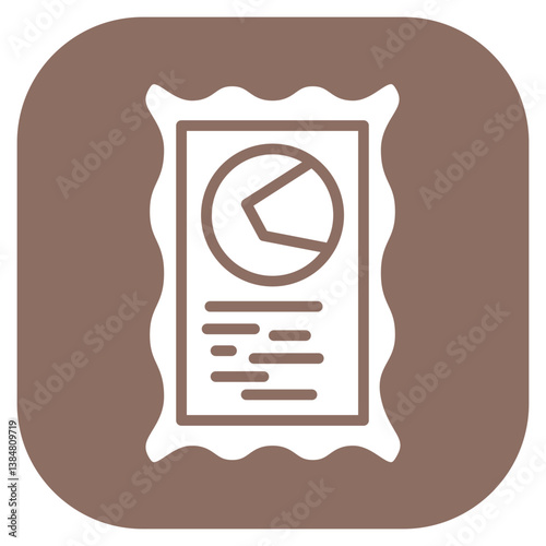 Nutrition Label Vector Icon