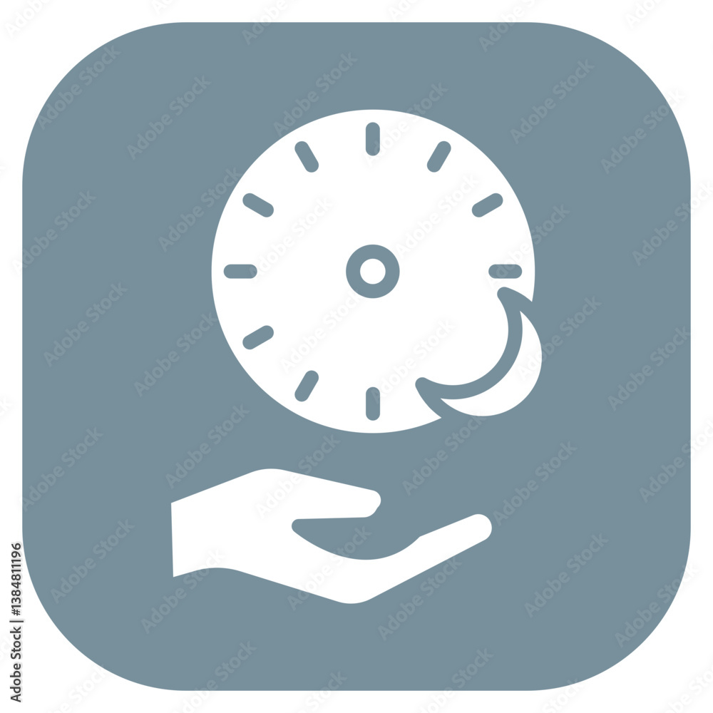 Obraz premium Late Night Service Vector Icon