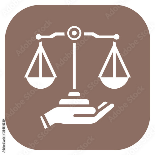 Imbalanced Scale Vector Icon