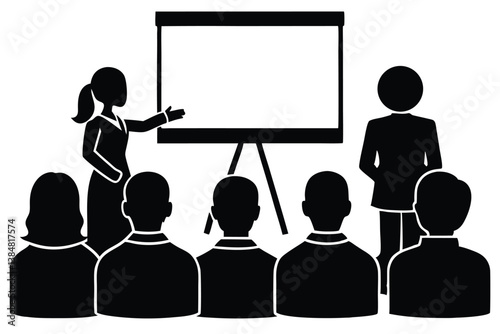 Viewing Presentations on a Smartboard Illustration

 photo