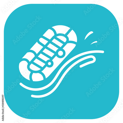 Raft Slide Vector Icon