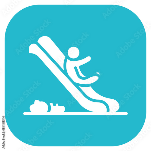 Tube Slide Vector Icon