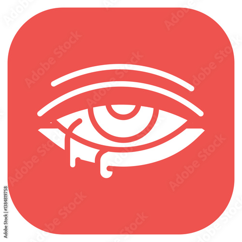 Eye Puffiness Vector Icon