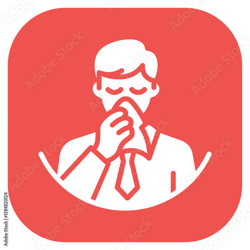 Respiratory Allergy Vector Icon