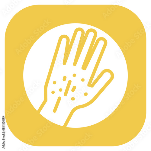 Skin Flare Up Vector Icon