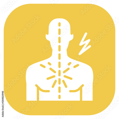 Scar Tissue Pain Vector Icon
