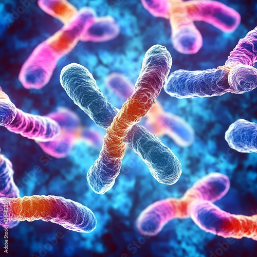 XY chromosomes background image