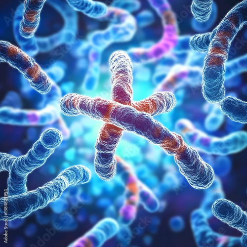 XY-chromosomes as a concept for human biology medical symbol gene therapy or microbiology genetics research