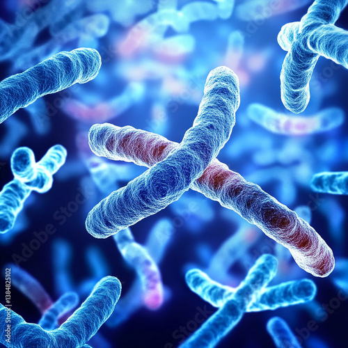 XY-chromosomes as a concept for human biology medical symbol gene therapy or microbiology genetics research