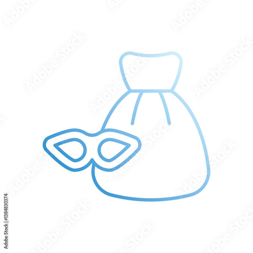 Themed Costumes vector icon stock illustration