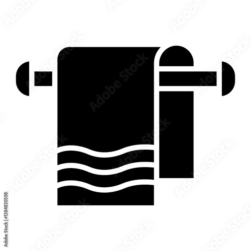 Bath Towel Icon