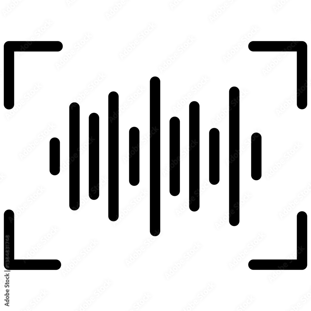 Audio Editing Icon Audio Editing Icon