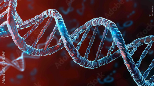 DNA molecule, artwork stock photo
