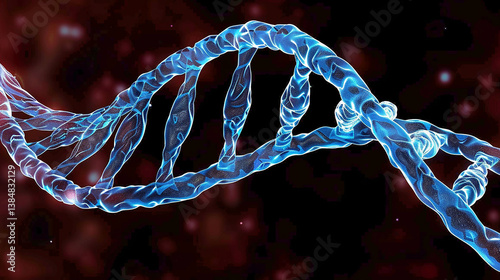 DNA molecule, artwork stock photo