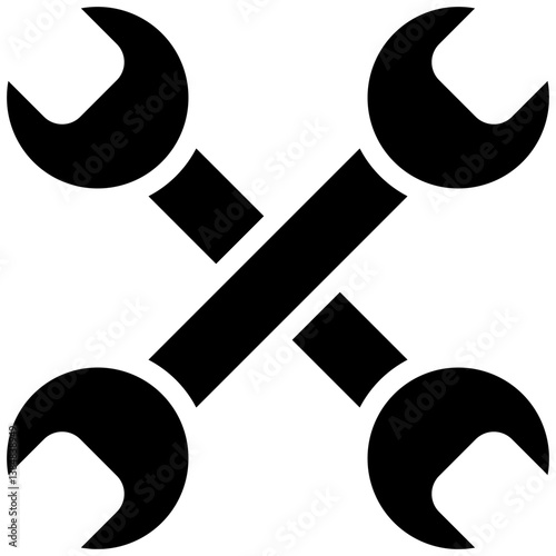 Cross Wrench Icon