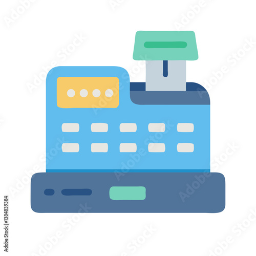  Dynamic Cash Register Graphic Illustration