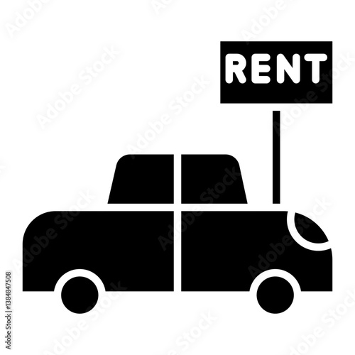Rent Car Icon