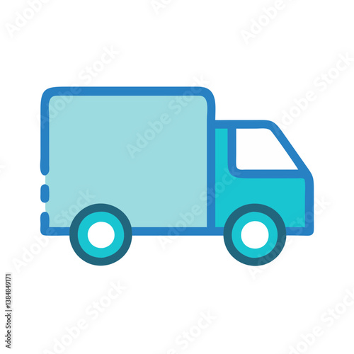  Stylish Delivery Van Graphic for Urban Logistics