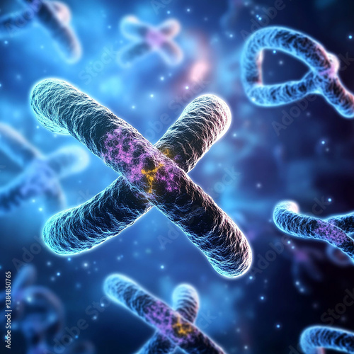 X Chromosome, Medicine. Medical science and biotechnology background