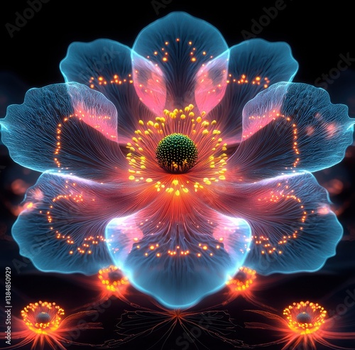 Vibrant Anemone Flowers in Full Bloom