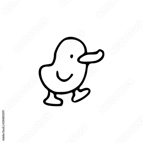 doodle duckling icon