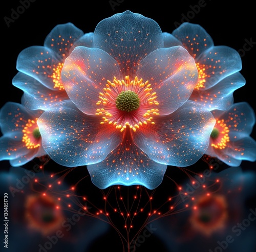 Vibrant Anemone Flowers in Full Bloom