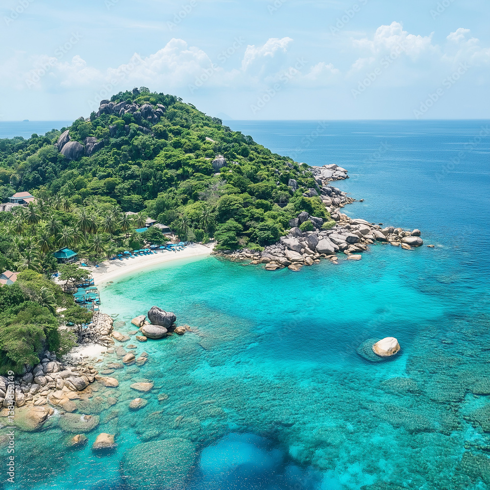 Fototapeta premium tropical island in thailand
