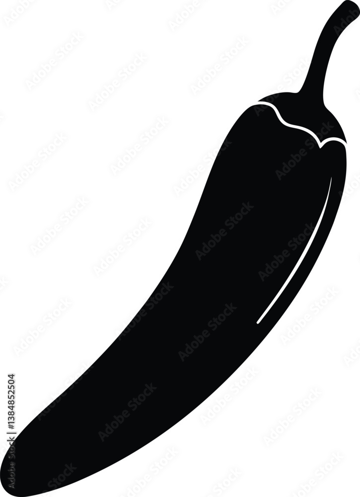 vector illustration of hot chili pepper vector illustration of hot chili pepper