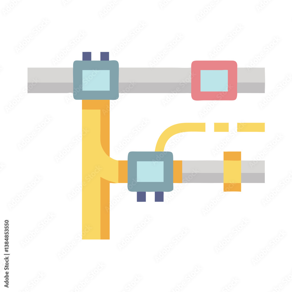 Dynamic Electrical Conduit Icon for Installation Efficiency Dynamic Electrical Conduit Icon for Installation Efficiency