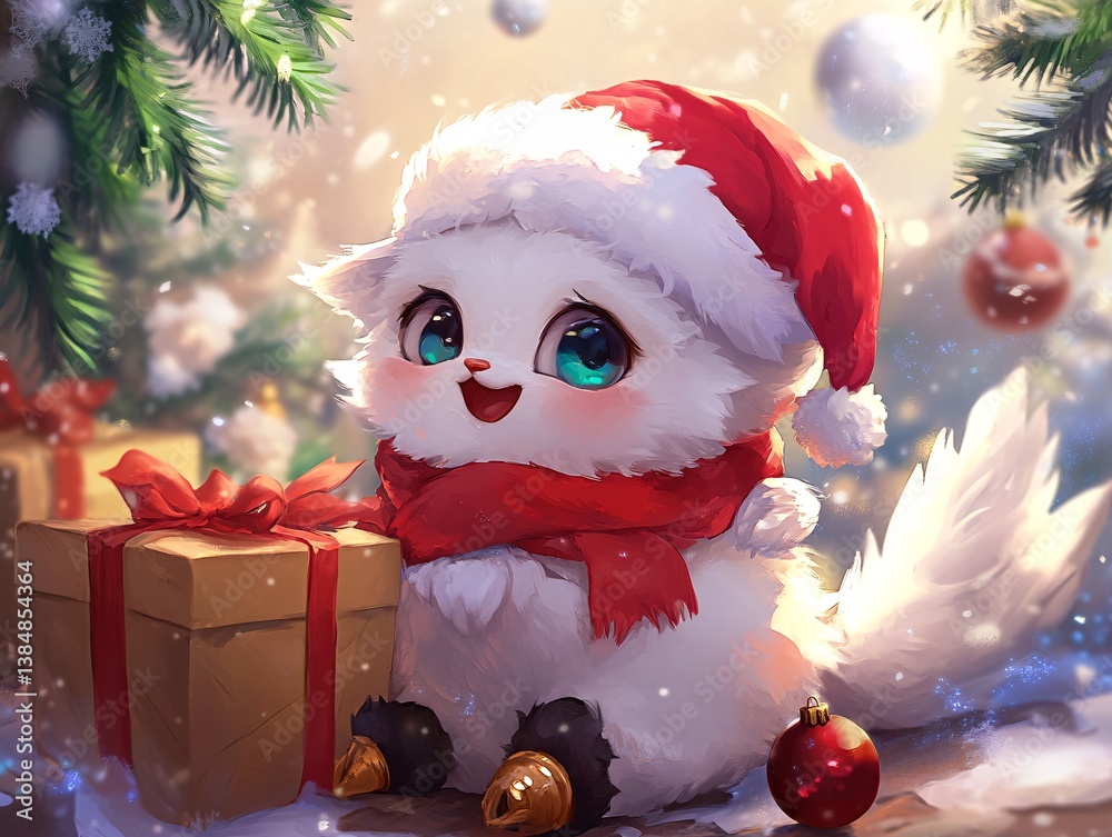 santa claus with gifts