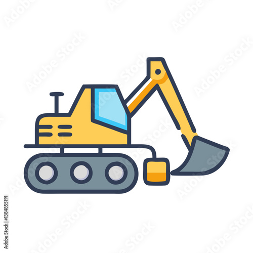  Dynamic Excavator Icon for Efficient Earth Moving