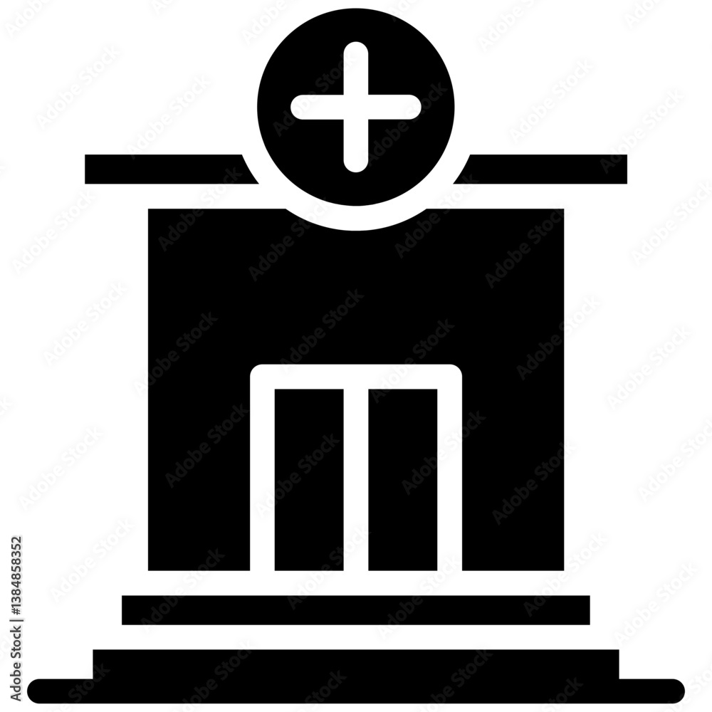 Obraz premium Clinic Icon