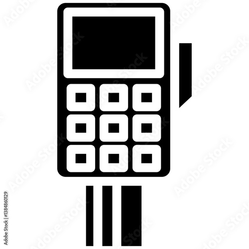 Card Machine Vector Icon