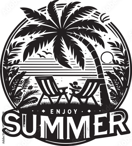 Summer vector