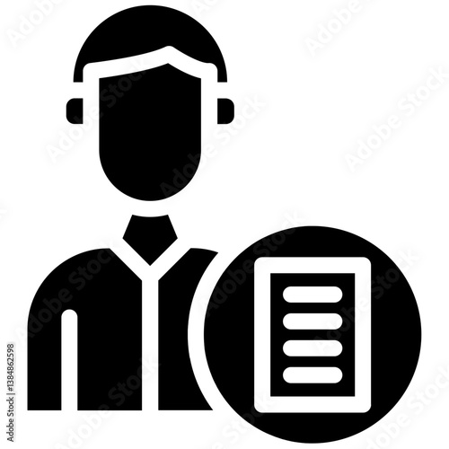 Legal Advisor Vector Icon