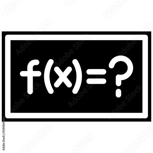 Solving Formula Vector Icon