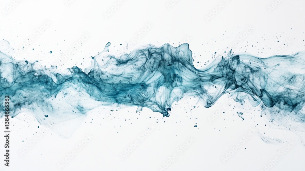 Teal and blue light particles move across a white background, leaving lines and trails in a uniform direction, flowing like a river of light, slightly out of focus Teal and blue light particles move across a white background, leaving lines and trails in a uniform direction, flowing like a river of light, slightly out of focus